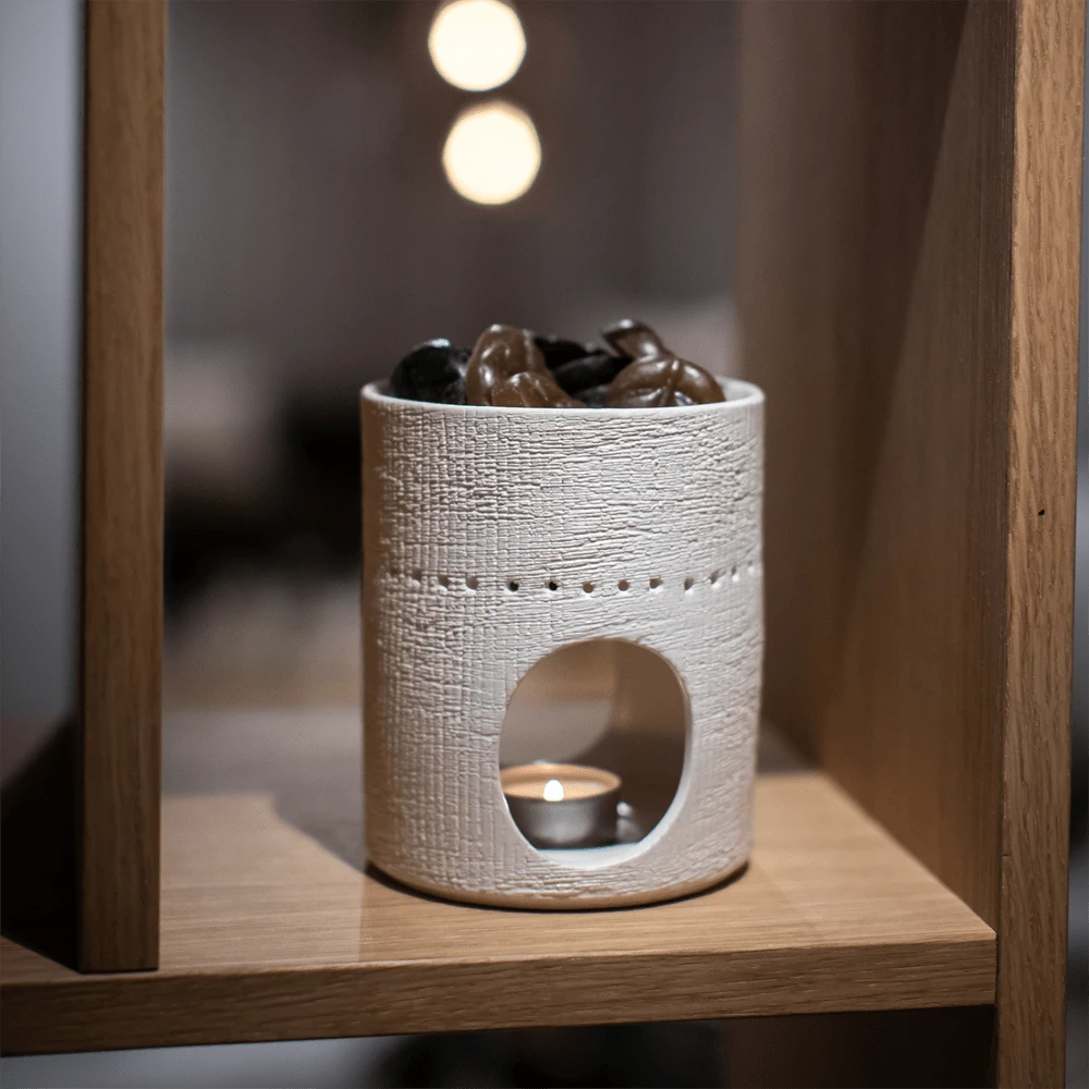 Geurchips Brander Fossil Rond Wit - ScentChips 4 Geurchips Brander Fossil Rond Wit - ScentChips - Afbeelding 2