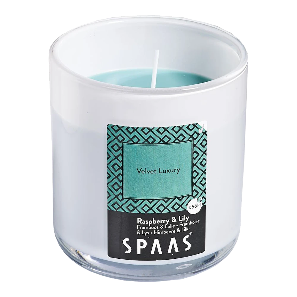 Geurkaars In Glas Met Deksel 56u - Velvet Luxury - Geurkaars - SPAAS 3 Geurkaars In Glas Met Deksel 56u - Velvet Luxury - Geurkaars - SPAAS