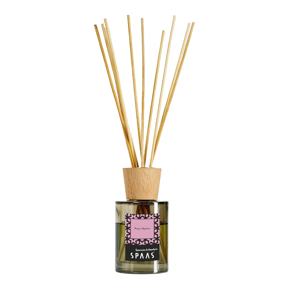Geurstokjes Spaas - 80ml - Poetic Mystery 4 Geurstokjes Spaas - 80ml - Poetic Mystery - Afbeelding 2