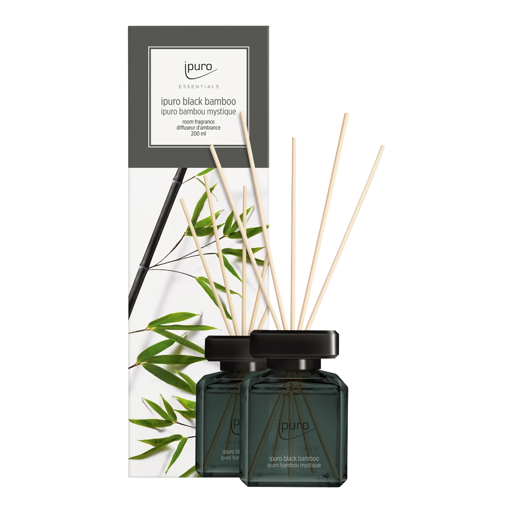 Ipuro Black Bambo 200ml - Geurstokjes 3 Ipuro Black Bambo 200ml - Geurstokjes