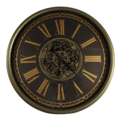 Klok Thom Zwart U00f8 80 Cm - Wandklok