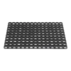 HAMAT Rubbere Ringmat Domino - 80x50cm - Zwart - Deurmat -Woningverbetering Winkel rubbere ringmat domino 80x50cm zwart deurmat 1