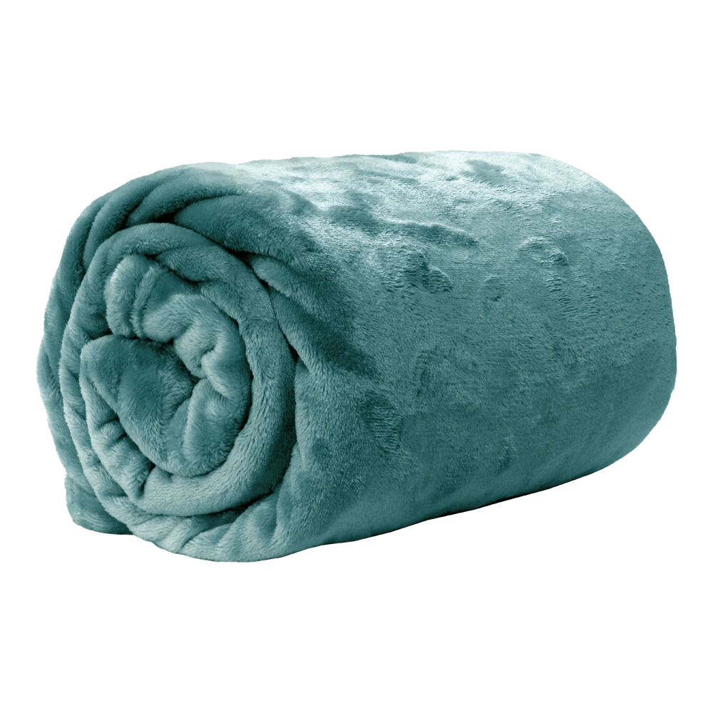 Unique Living Plaid Enzo - 130x180cm - Mineral Blue 3 Unique Living Plaid Enzo - 130x180cm - Mineral Blue