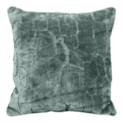 Unique Living Sierkussen Chez - 45x45cm - Mineral Blue