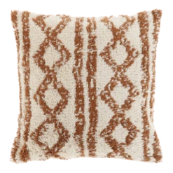 Unique Living Sierkussen Elliot - 45x45cm - Leather Brown