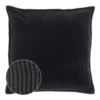 Unique Living Sierkussen Janna - 45x45cm - Black -Woningverbetering Winkel unique living sierkussen janna 45x45cm black polyester 1 1
