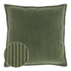 Unique Living Sierkussen Janna - 45x45cm - Deep Green -Woningverbetering Winkel unique living sierkussen janna 45x45cm deep green polyester 1 1