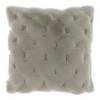 Unique Living Sierkussen Quincy - 45x45cm - Chateau Grey -Woningverbetering Winkel unique living sierkussen quincy 45x45cm chateau grey polyester 1