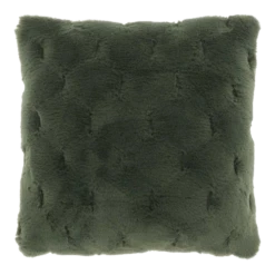 Unique Living Sierkussen Quincy - 45x45cm - Deep Green