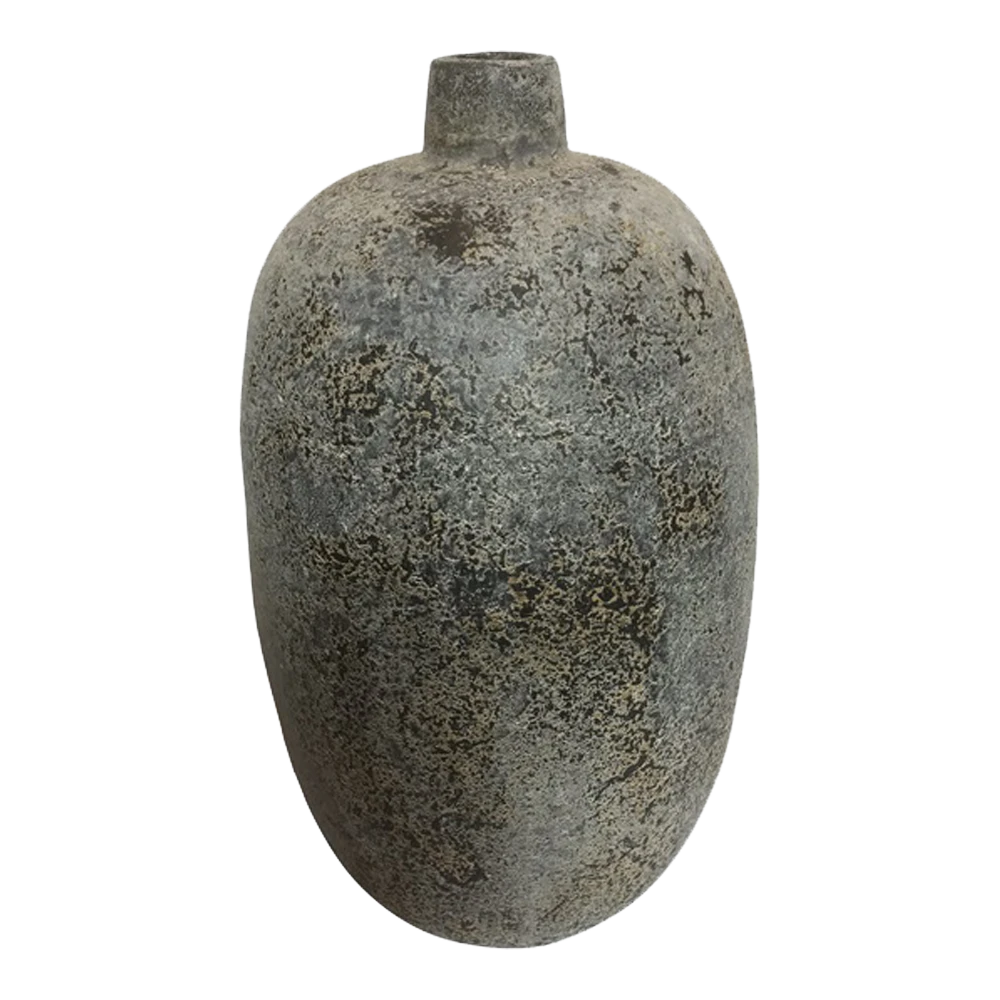 Vaas Alto - D19 X H30cm - Earth Black 4 Vaas Alto - D19 X H30cm - Earth Black - Afbeelding 2