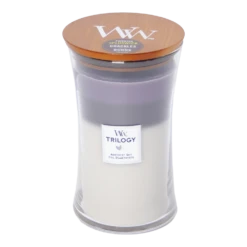 Woningverbetering Winkel 20 Woodwick Amethyst Sky Trilogy Large Candle - Geurkaars