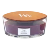 Woodwick Black Plum Cognac Ellipse Candle - Geurkaars -Woningverbetering Winkel woodwick black plum cognac ellipse geurskaars 1 5