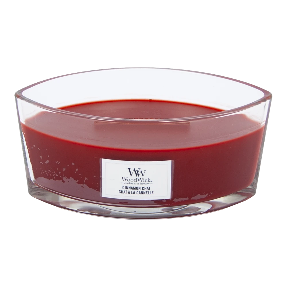 Woodwick Cinnamon Chai Ellipse Candle - Geurkaars 4 Woodwick Cinnamon Chai Ellipse Candle - Geurkaars - Afbeelding 2