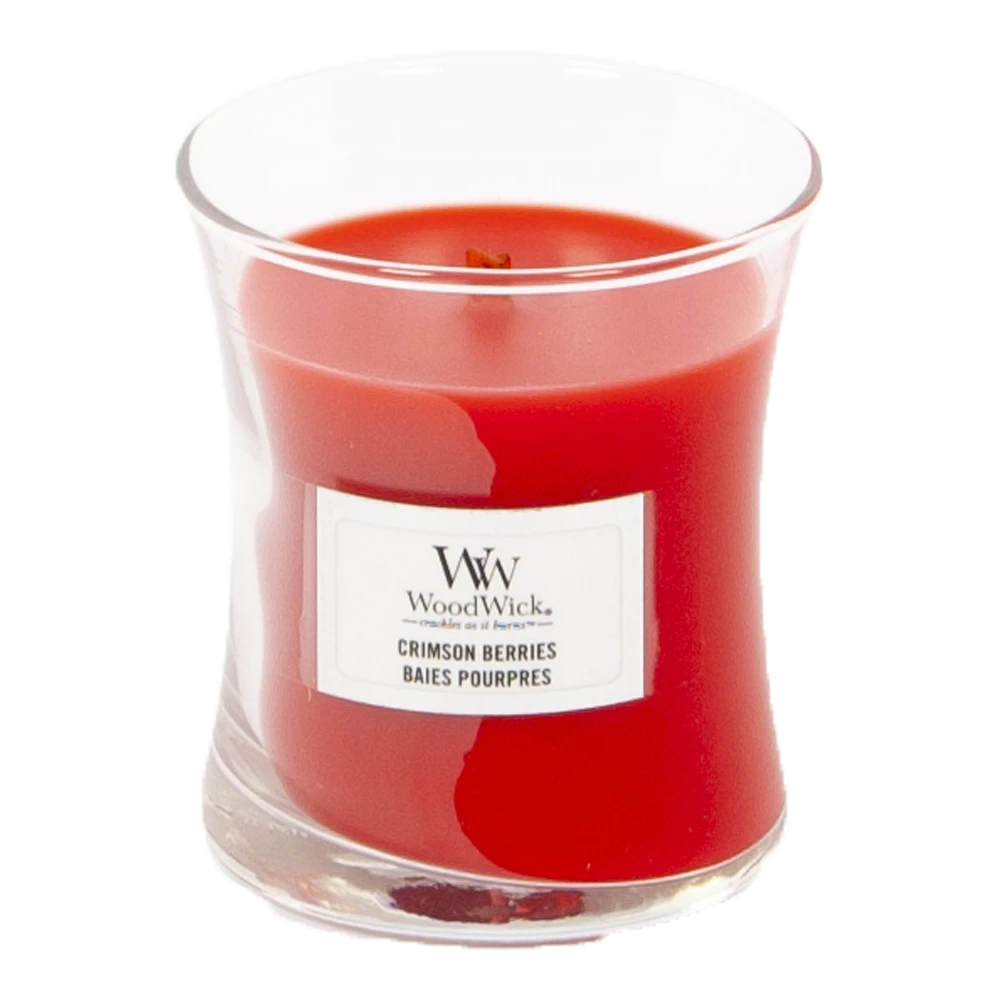 Woodwick Crimson Berries Mini Candle - Geurkaars 4 Woodwick Crimson Berries Mini Candle - Geurkaars - Afbeelding 2