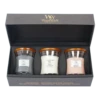 Woodwick Deluxe Gift Set 3 Mini Jar Floral - Geurkaars -Woningverbetering Winkel woodwick deluxe gift set 3 mini jar floral geurkaars 1