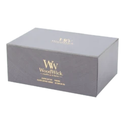 Woodwick Deluxe Gift Set Ellipse Candle Fireside - Geurkaars -Woningverbetering Winkel woodwick deluxe gift set ellipse candle fireside geurkaars 3