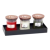 Woodwick Deluxe Gift Set Mini Jar Autumn/Winter - Geurkaars -Woningverbetering Winkel woodwick deluxe gift set mini jar autumn winter geurskaars 1 1