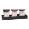 Woodwick Deluxe Gift Set Mini Jar Spring/Summer - Geurkaars -Woningverbetering Winkel woodwick deluxe set s jar lente summer geurskaars 1