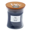 Woodwick Indigo Suede Medium Candle -Woningverbetering Winkel woodwick indigo suede medium candle 1