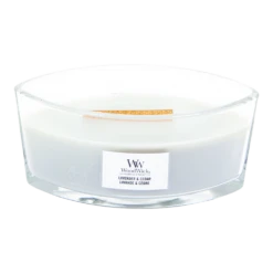 Woodwick Lavender & Cedar Ellipse Candle - Geurkaars -Woningverbetering Winkel woodwick lavender cedar ellipse candle geurskaars 2 5