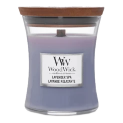 Woodwick Lavender Spa Medium Candle - Geurkaars