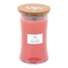 Woodwick Melon & Pink Quartz Large Candle - Geurkaars -Woningverbetering Winkel woodwick melon pink quartz l cande geurskaars 1 3