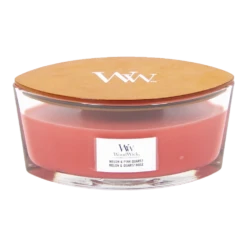 Woningverbetering Winkel 24 Woodwick Melon & Pink Quartz Ellipse Candle - Geurkaars