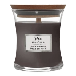 Woodwick Sand & Driftwood Medium Candle - Geurkaars