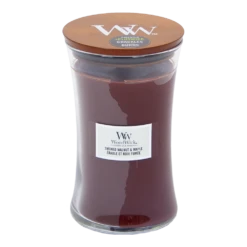 Woodwick Smoked Walnut & Maple Large Candle - Geurkaars