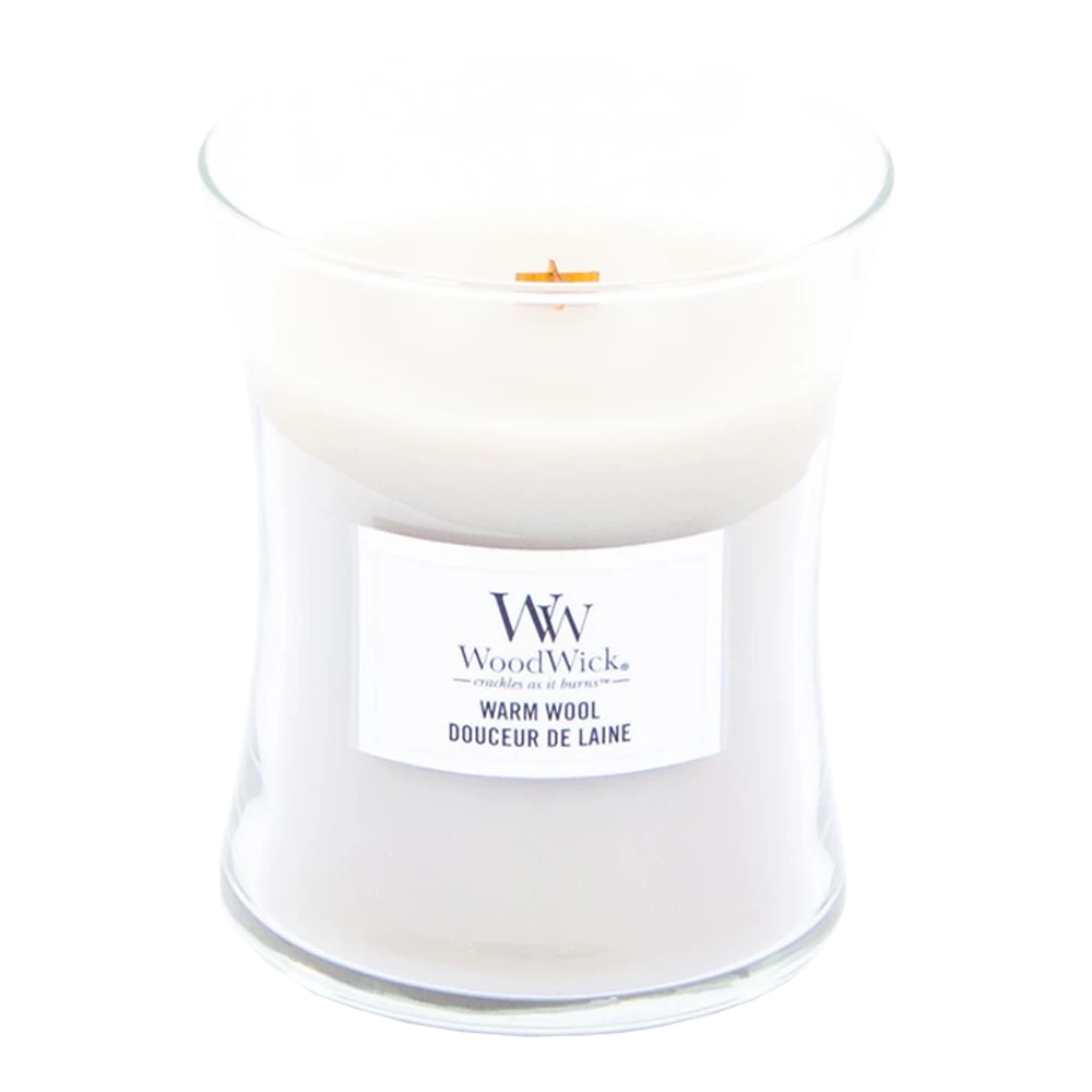 Woodwick Warm Wool Medium Candle - Geurkaars 4 Woodwick Warm Wool Medium Candle - Geurkaars - Afbeelding 2