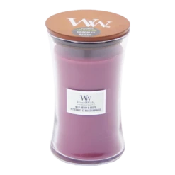 Woodwick Wild Berry & Beets Large Candle - Geurkaars