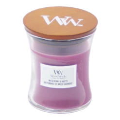 Woodwick Wild Berry & Beets Mini Candle - Geurkaars