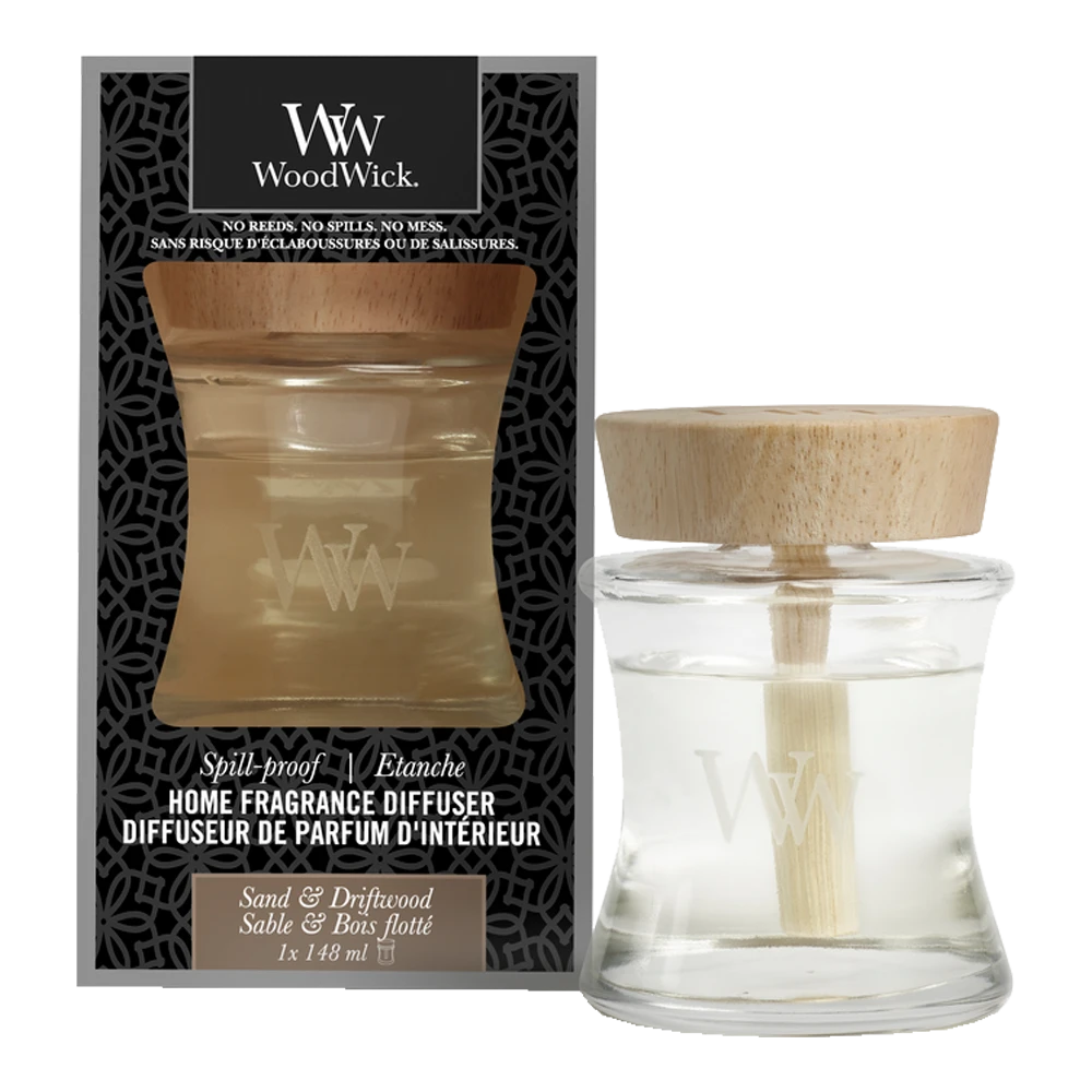 WoodWick WW Sand & Driftwood Home Fragrance Diffuser 3 WoodWick WW Sand & Driftwood Home Fragrance Diffuser