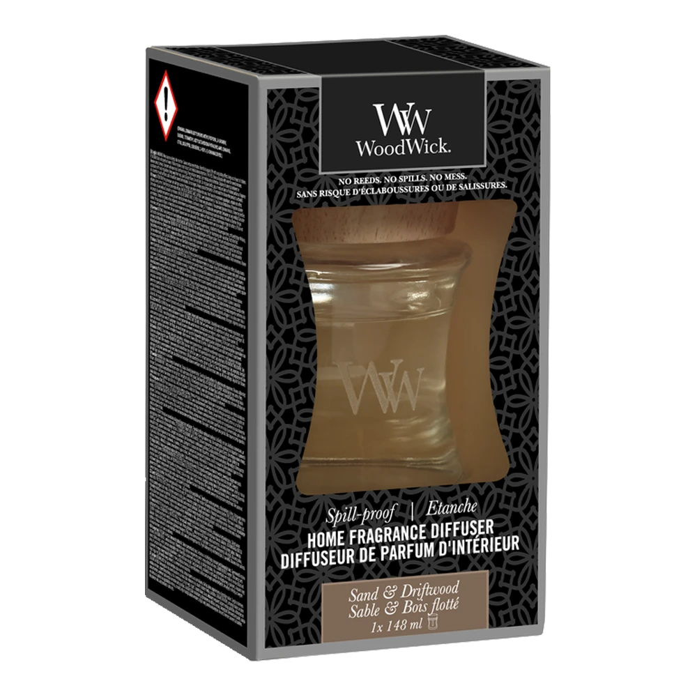 WoodWick WW Sand & Driftwood Home Fragrance Diffuser 4 WoodWick WW Sand & Driftwood Home Fragrance Diffuser - Afbeelding 2